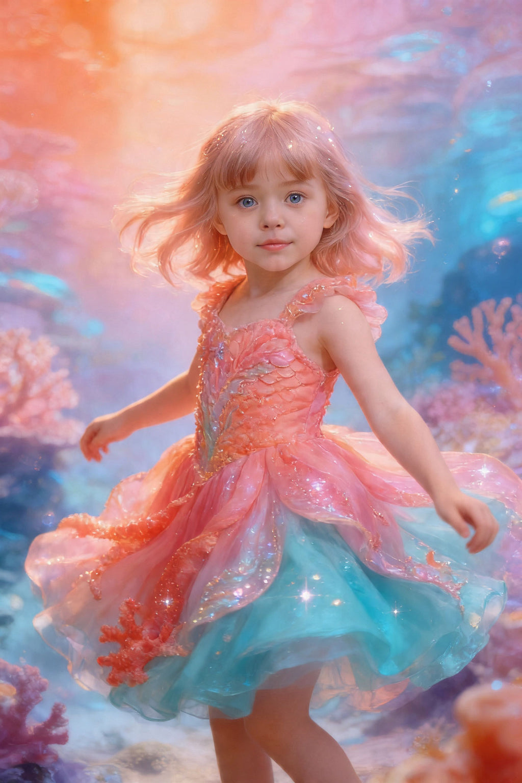 🪸 Coral Princess Girl