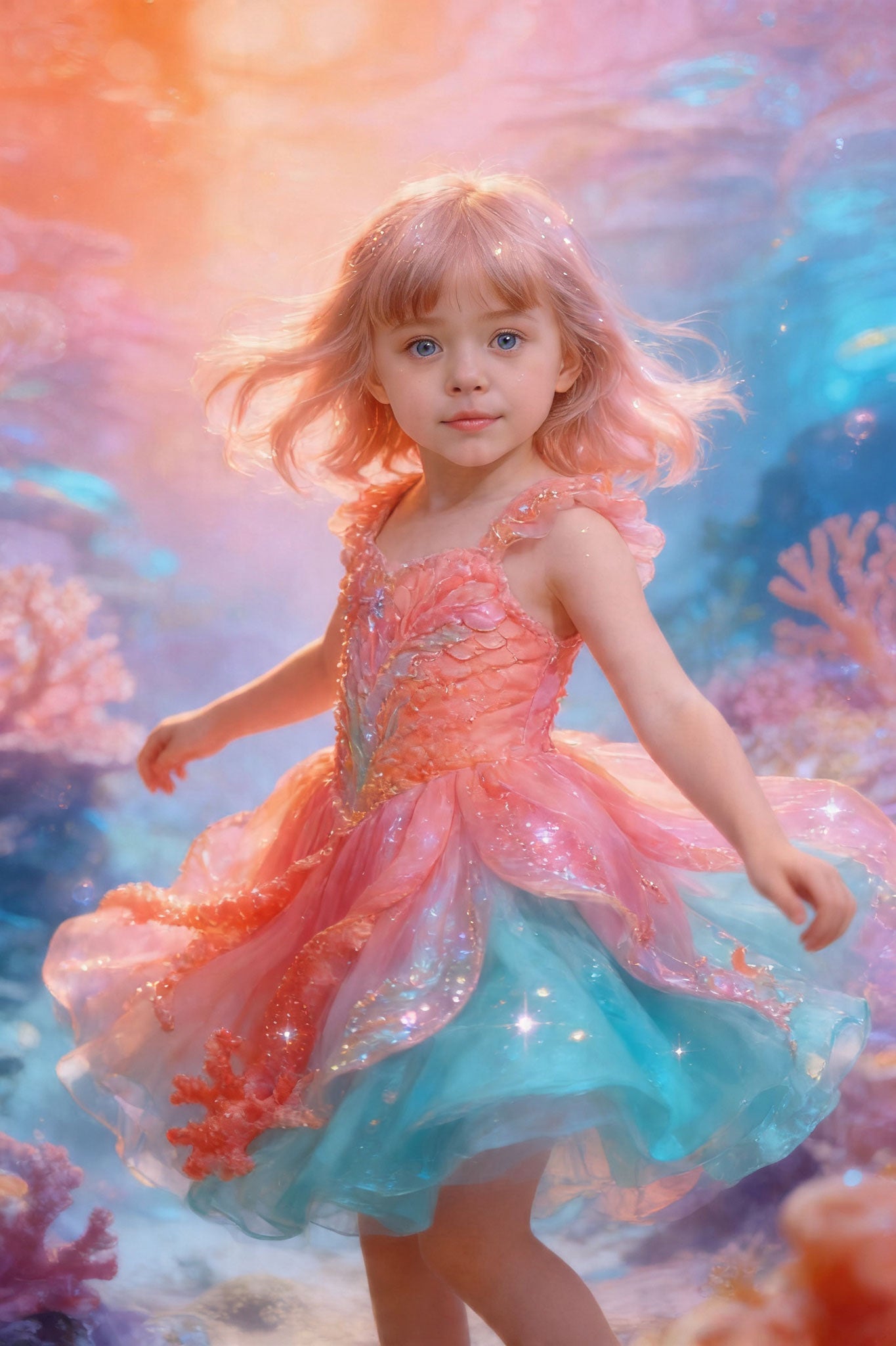 🪸 Coral Princess Girl