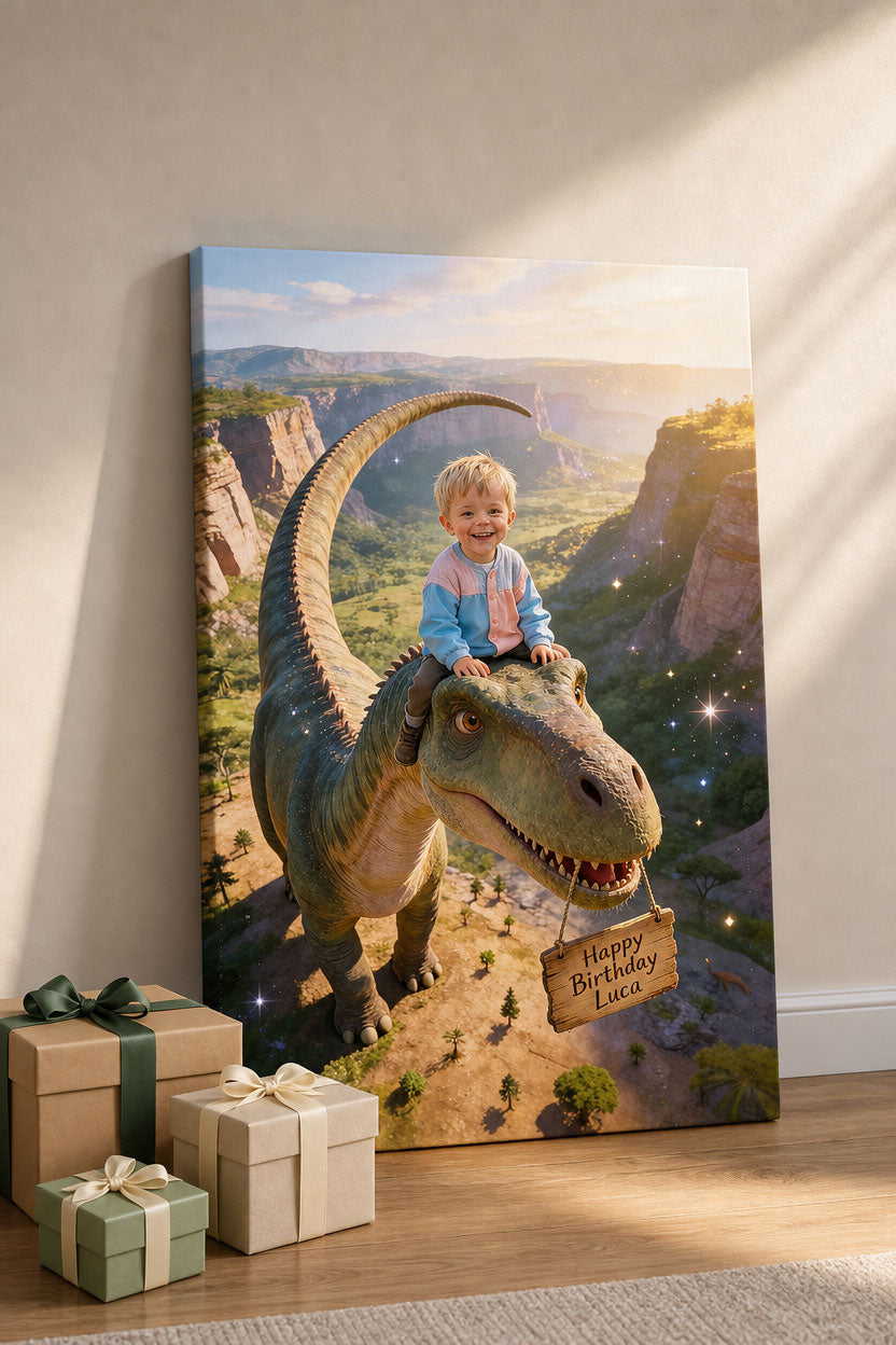 🦖 On a giant Brachiosaurus