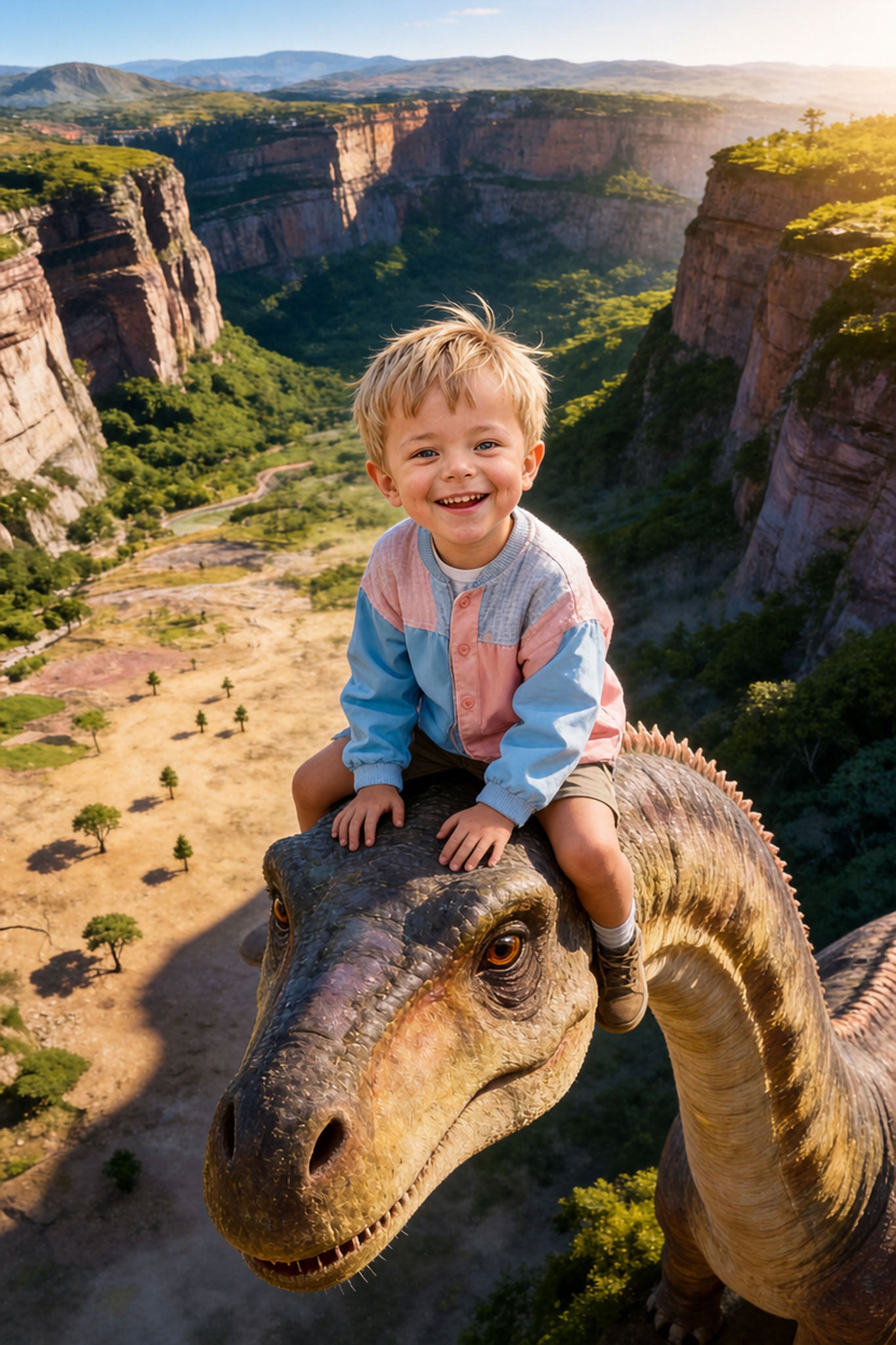 🦖 On a giant Brachiosaurus