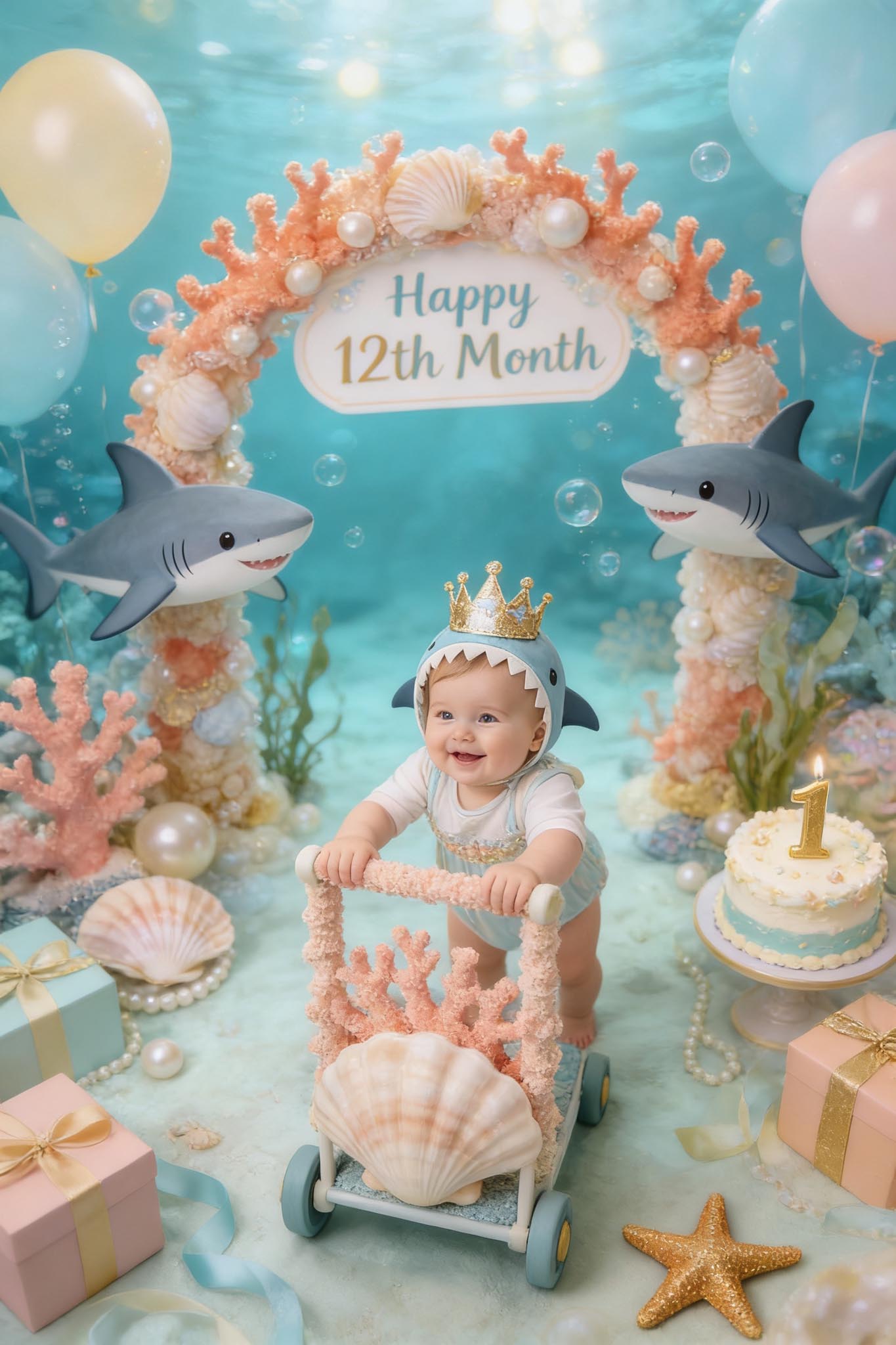 🐚 Baby Ocean World: Months 1–12