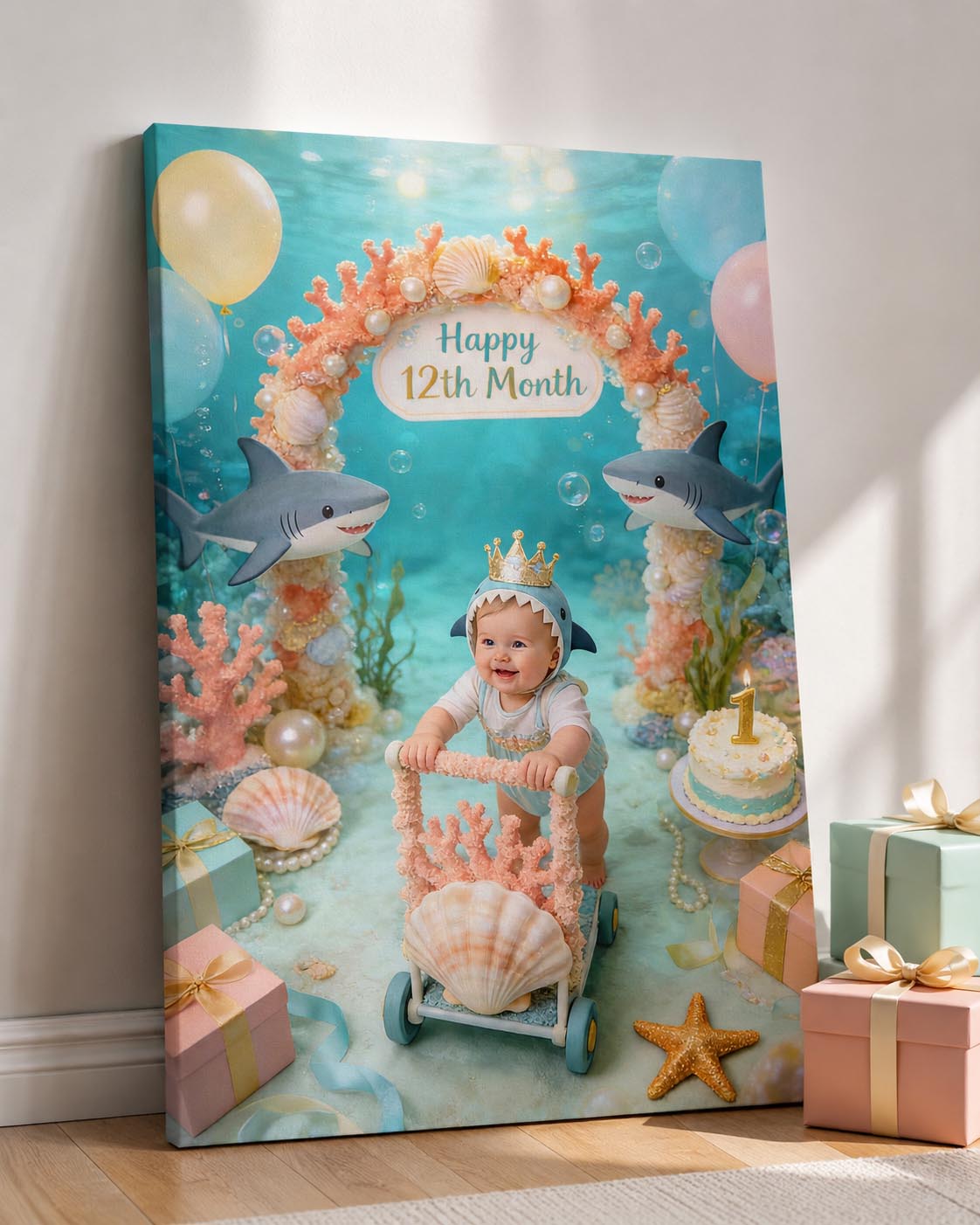 🐚 Baby Ocean World: Months 1–12