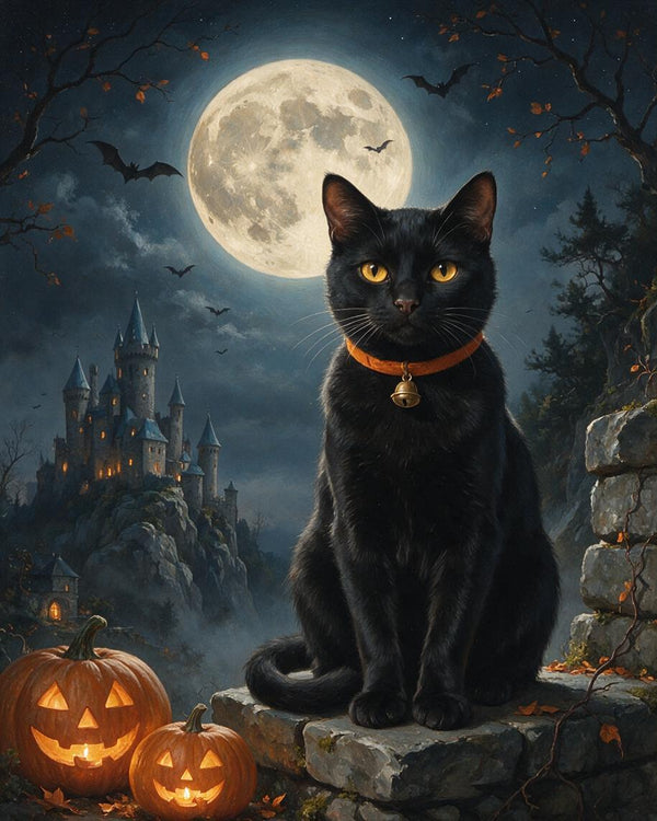 🌕 Moonlit Haunted Castle