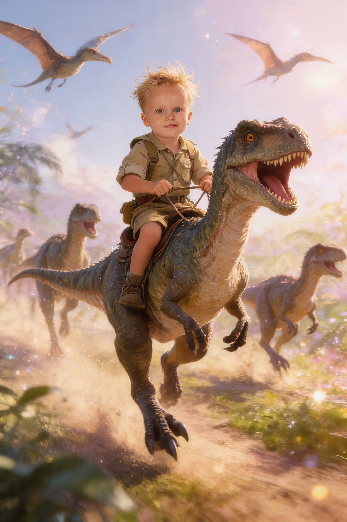 🐾 Fast-running Velociraptor
