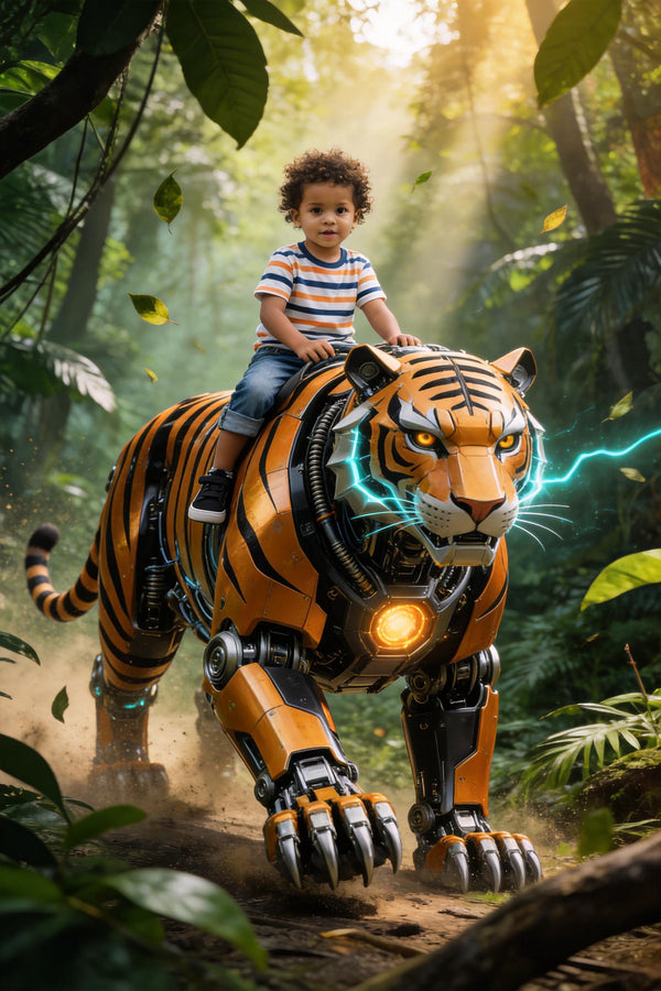 🐅 Jungle Tiger Mech Guardian