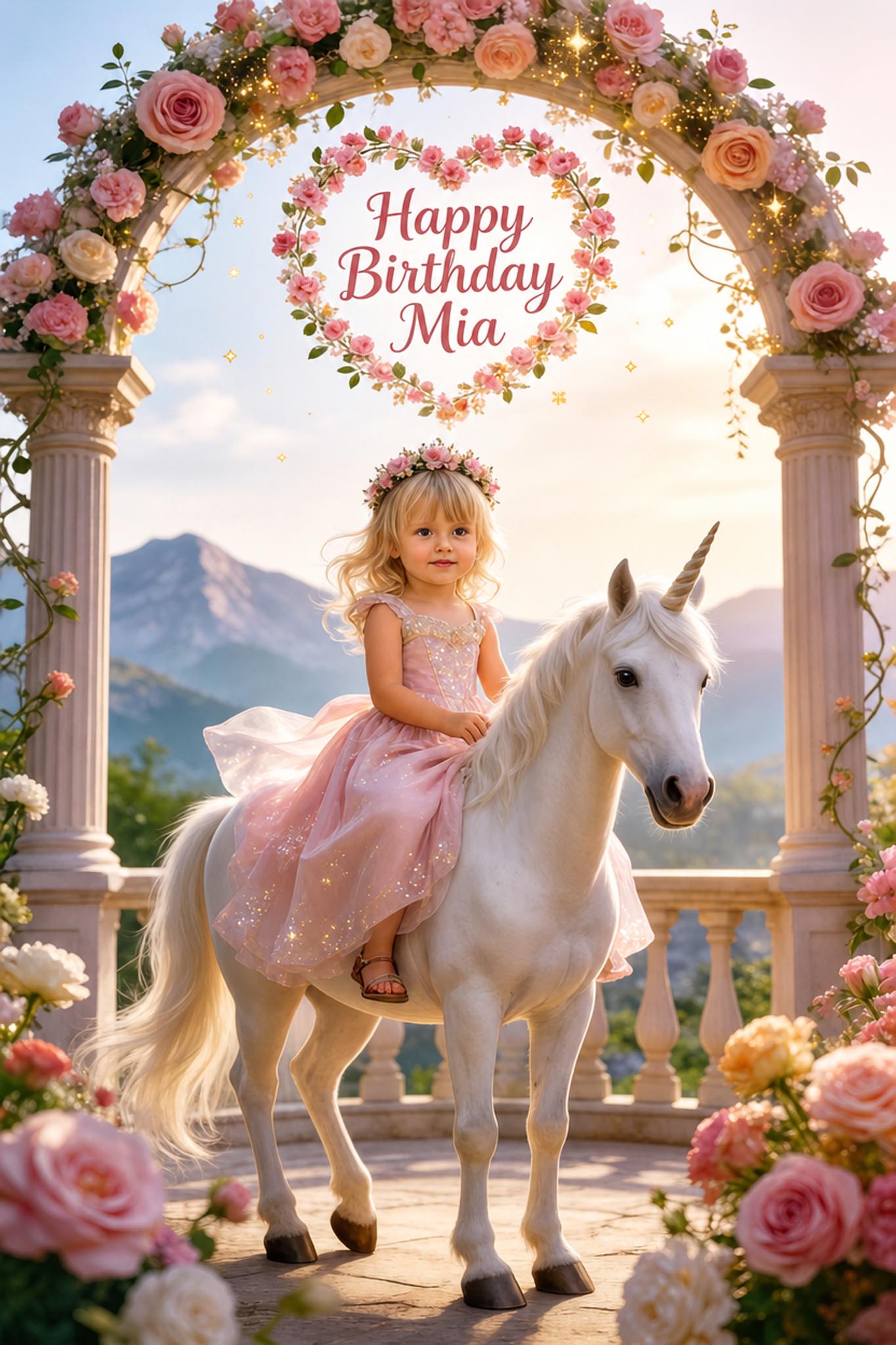 🦄 Unicorn Princess Girl