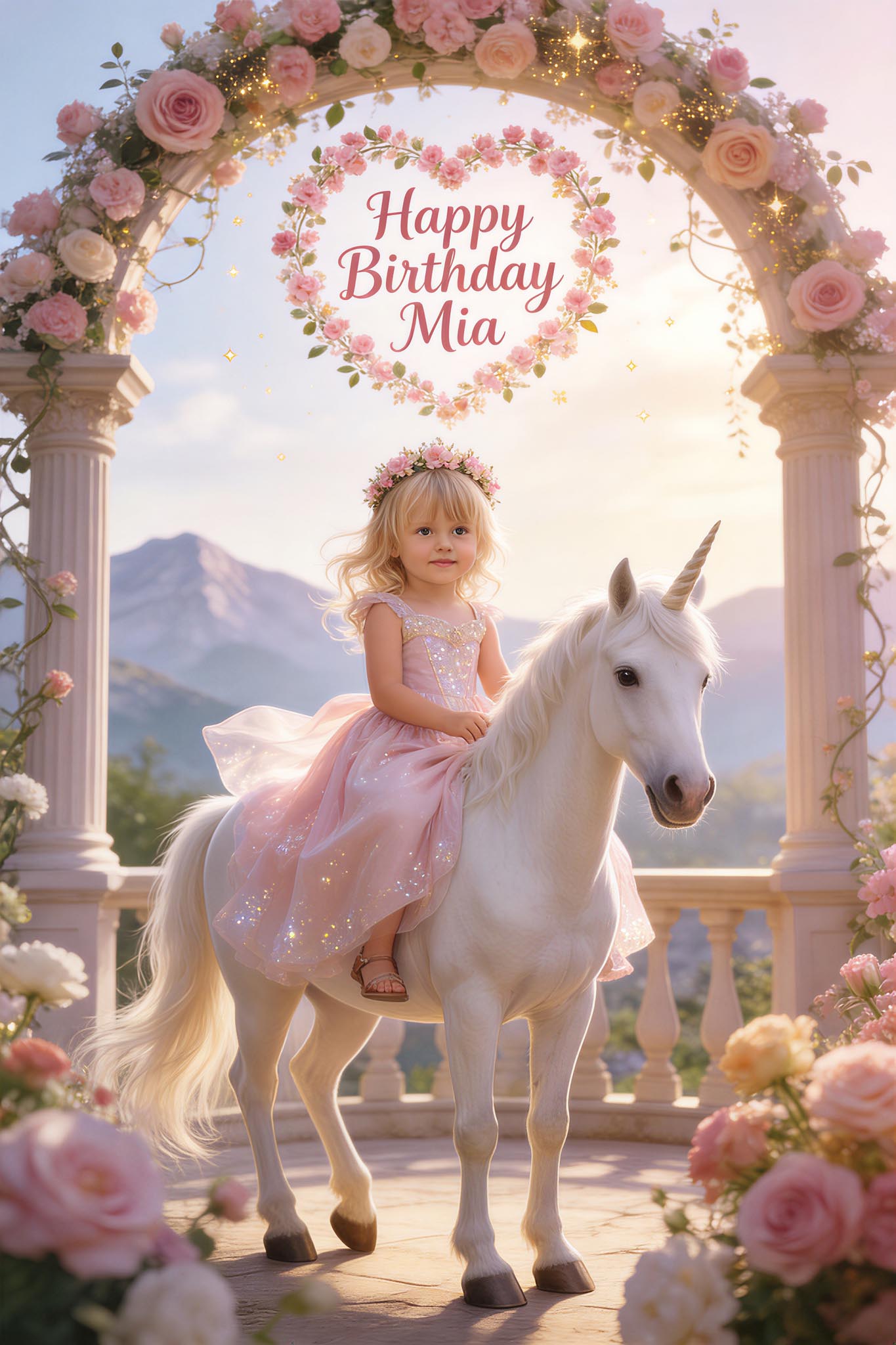 🦄 Unicorn Princess Girl