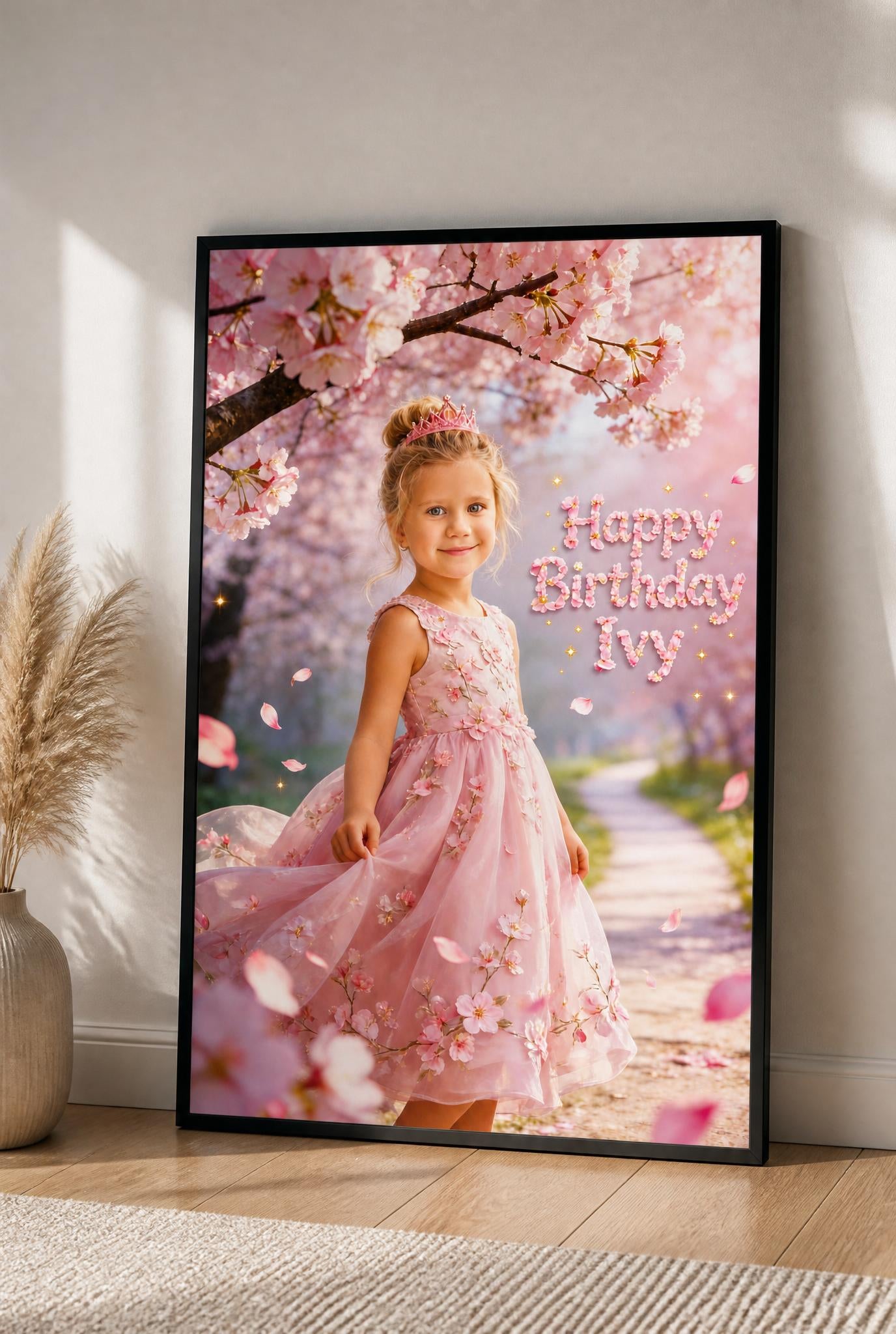 🌷 Spring Blossom Princess Girl