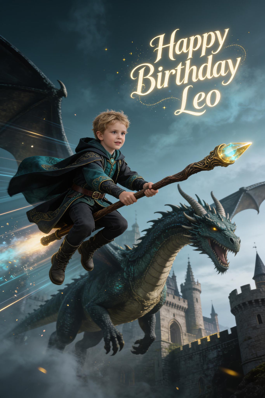 🧹 Dragon Chase Wizard