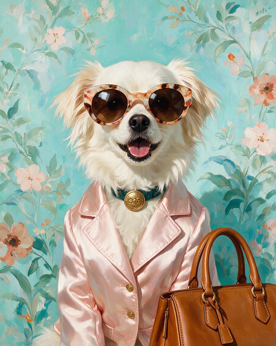 🌸 Uptown Pet Portrait