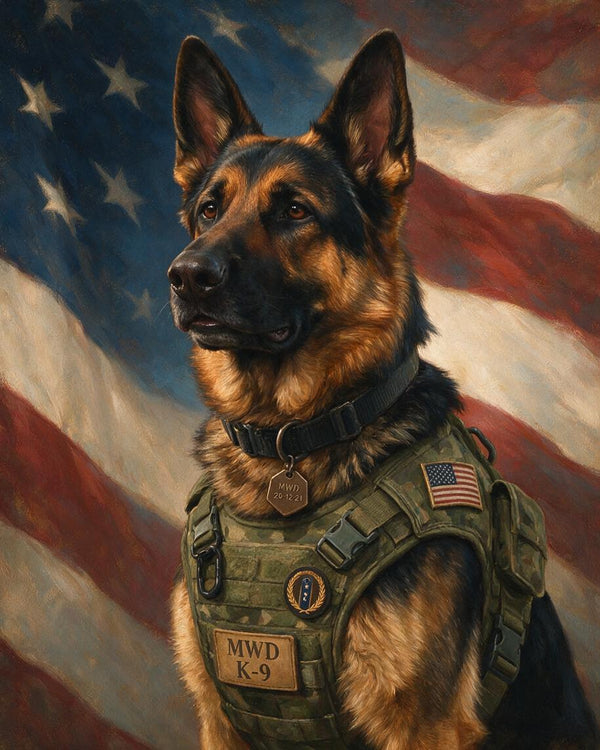 🇺🇸 Patriotic Service Portrait