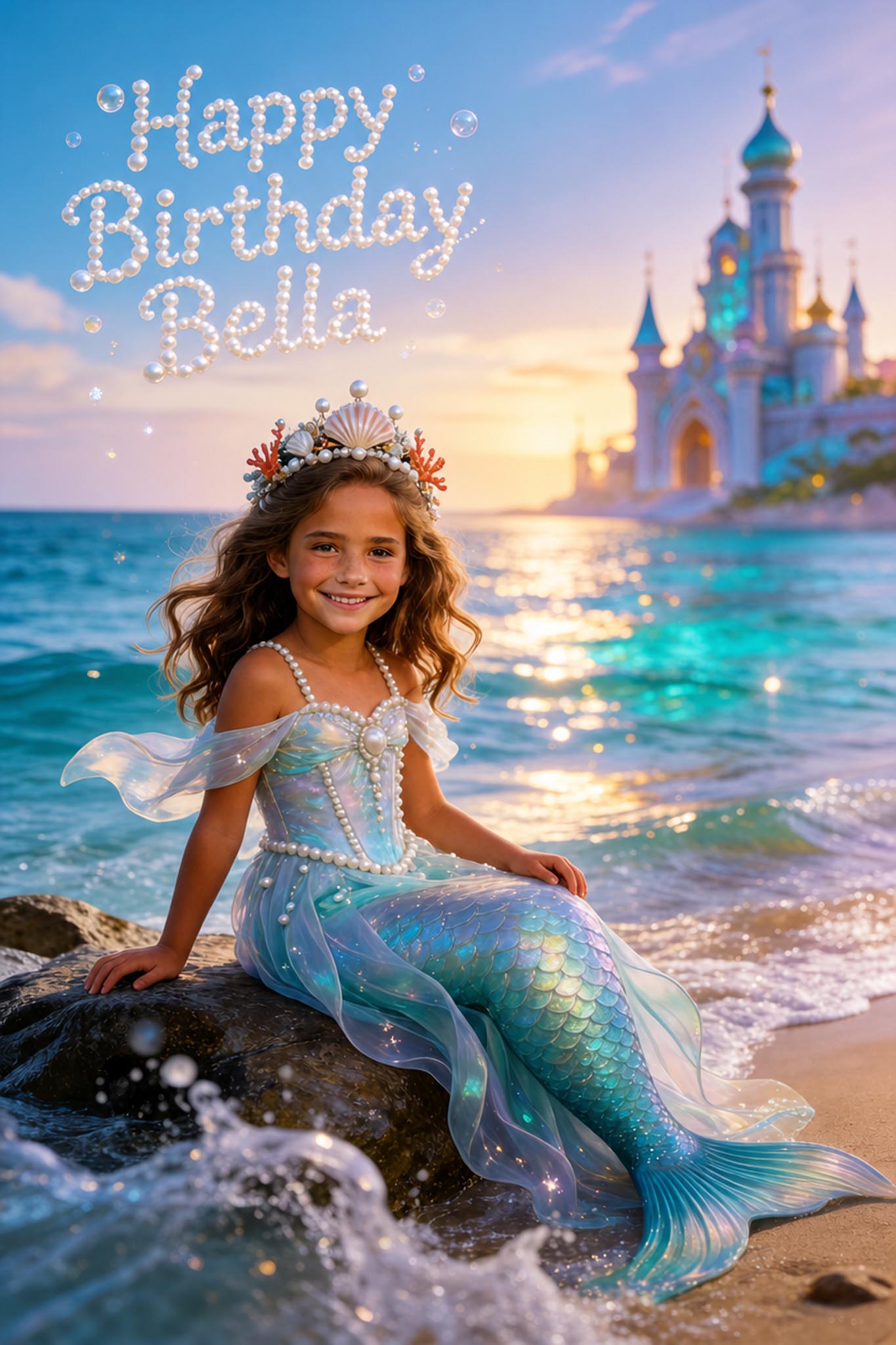 🧜 Mermaid Princess Girl
