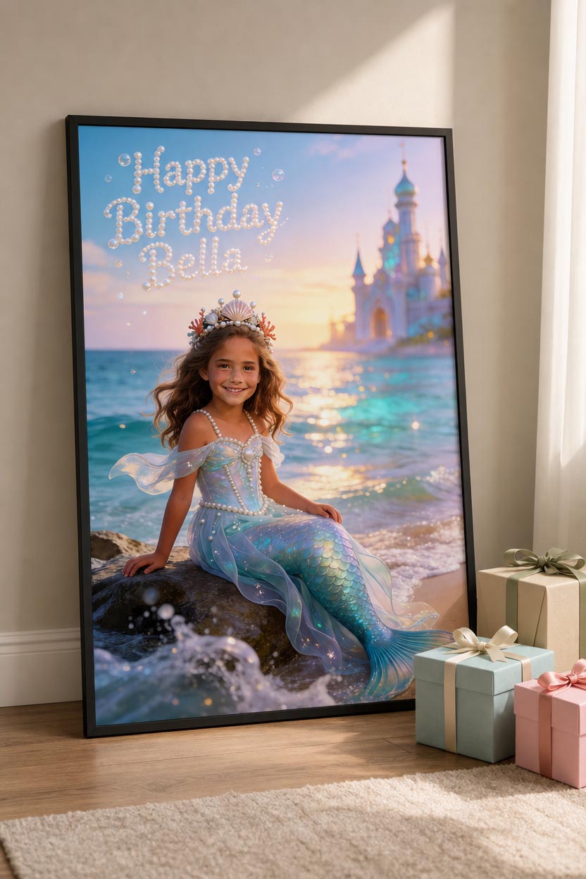 🧜 Mermaid Princess Girl
