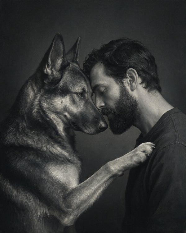 🖤 Silent Devotion Portrait