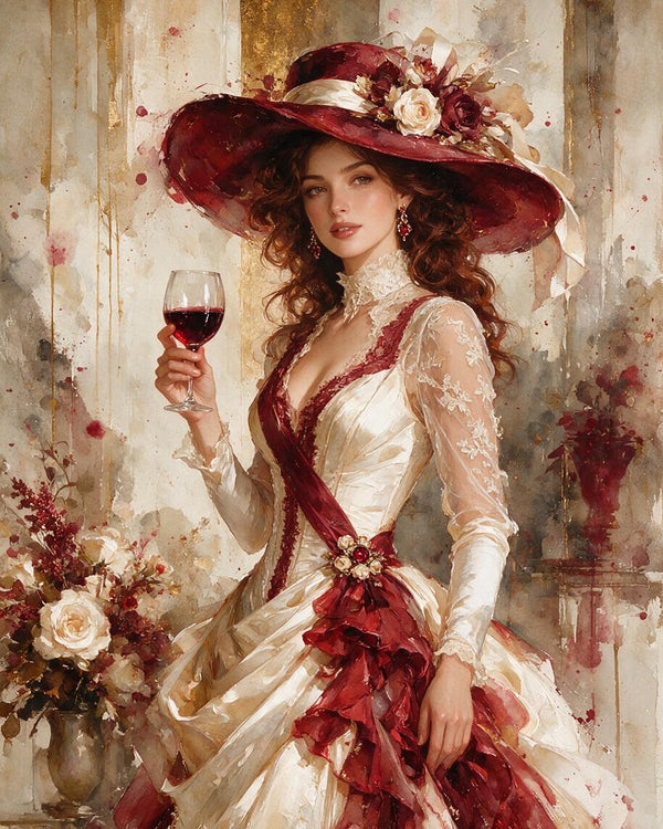 🍷 Crimson Vintage Wine Muse