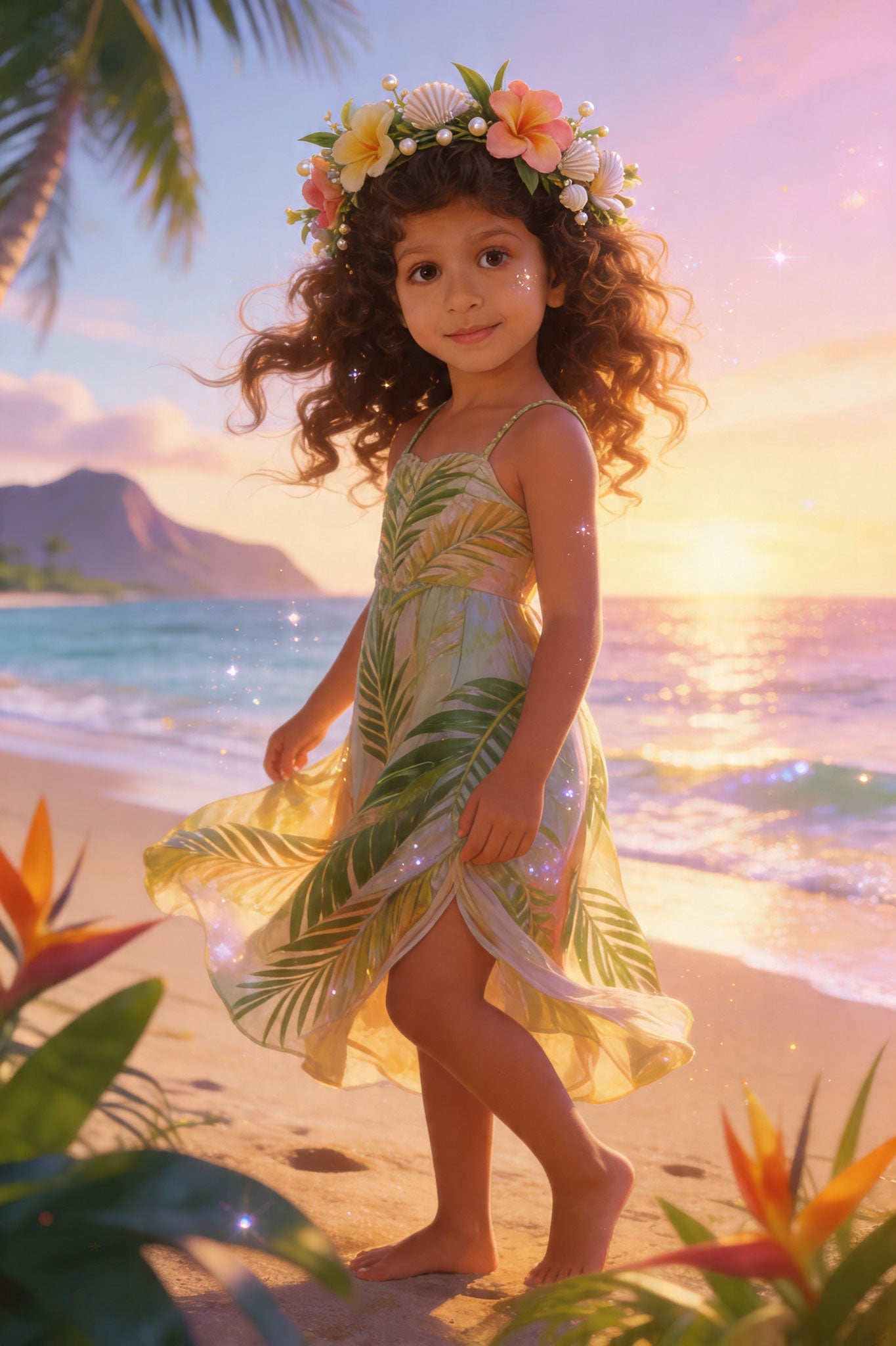 🌴 Island Princess Girl