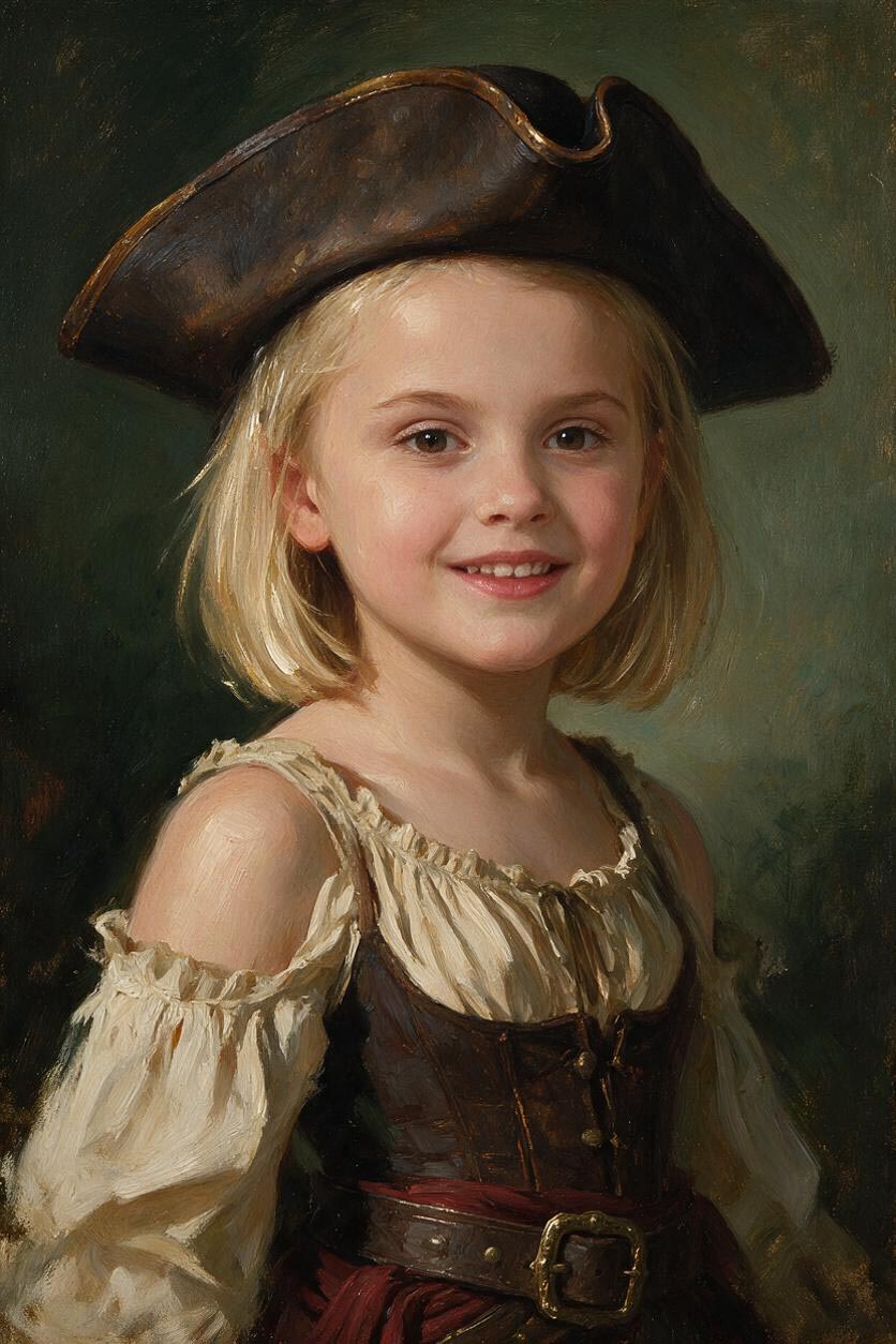 👧 Girl Oil Portrait