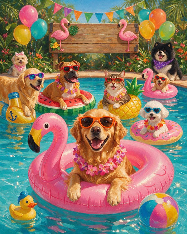 ☀️ Splashy Pool Pawty