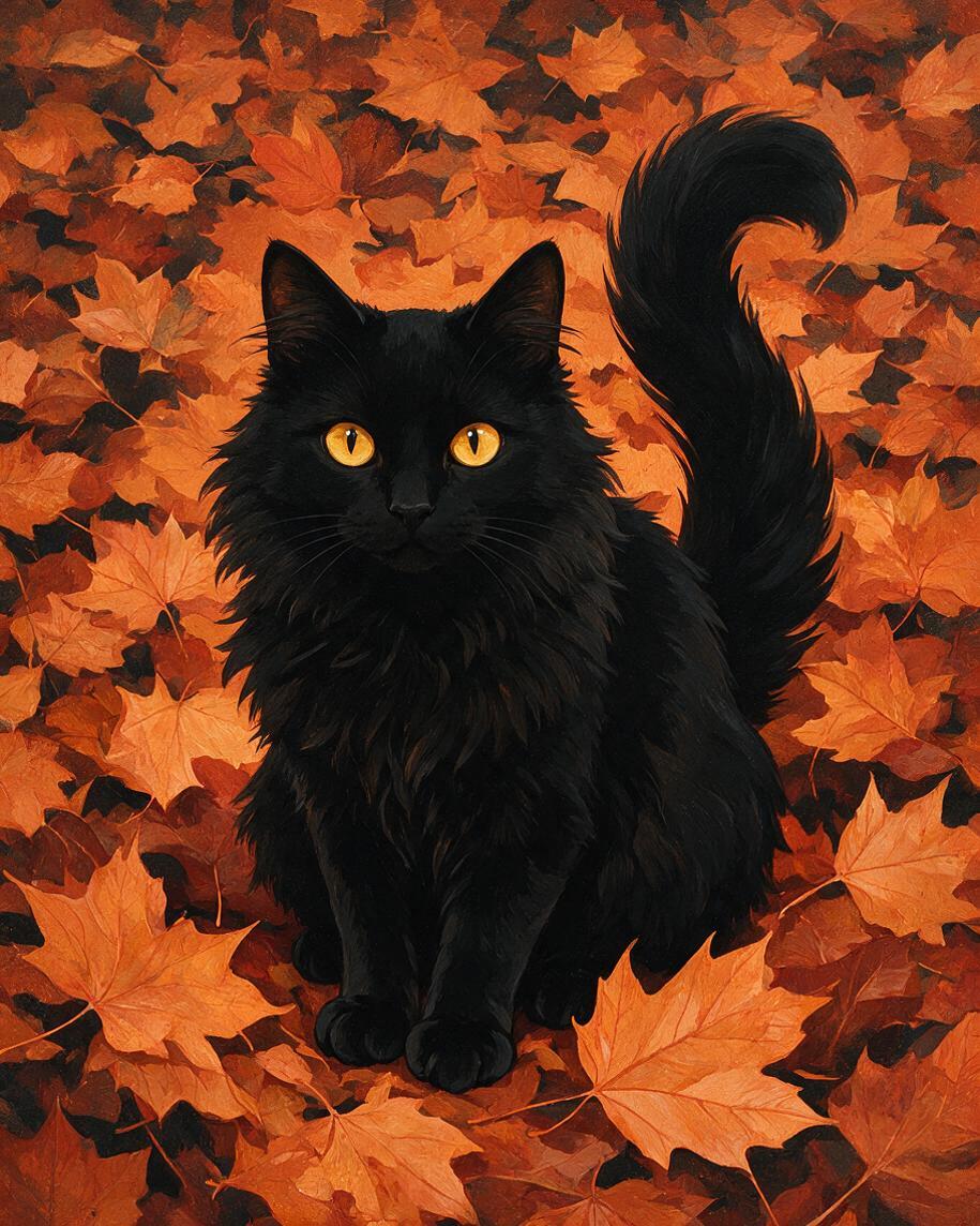 🍂 Autumn Inkleaf Pet Portrait