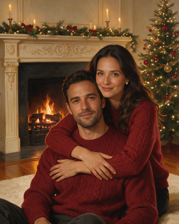 🎄 Fireside Holiday Embrace