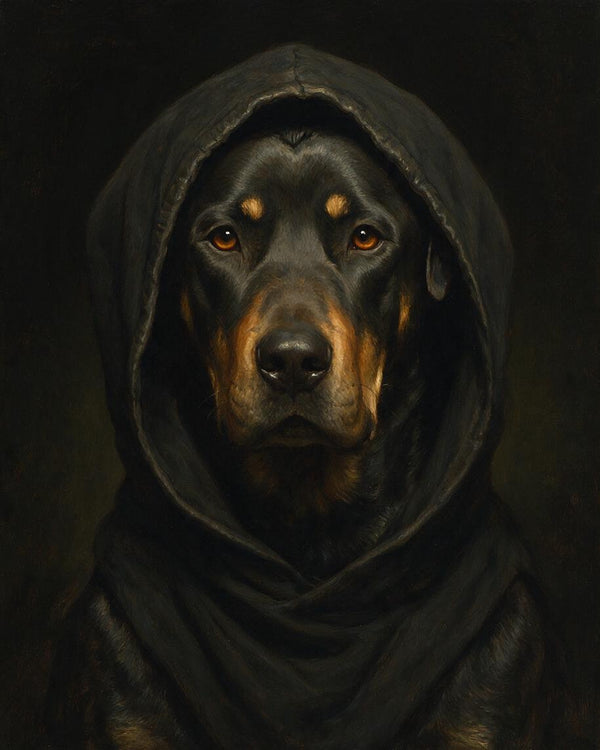 🖤 Midnight Hooded Guardian
