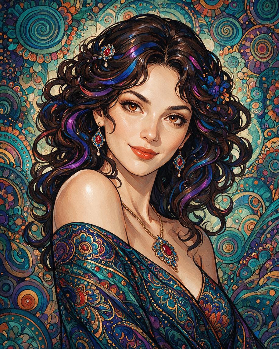 🌺 Psychedelic Ornamental Beauty
