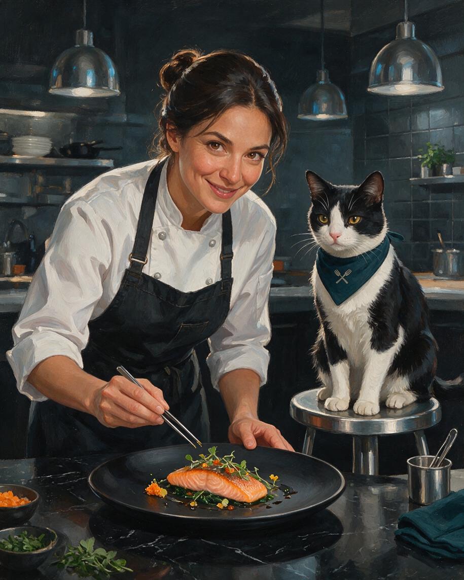 👩‍🍳 The Gourmet Chef & Cat