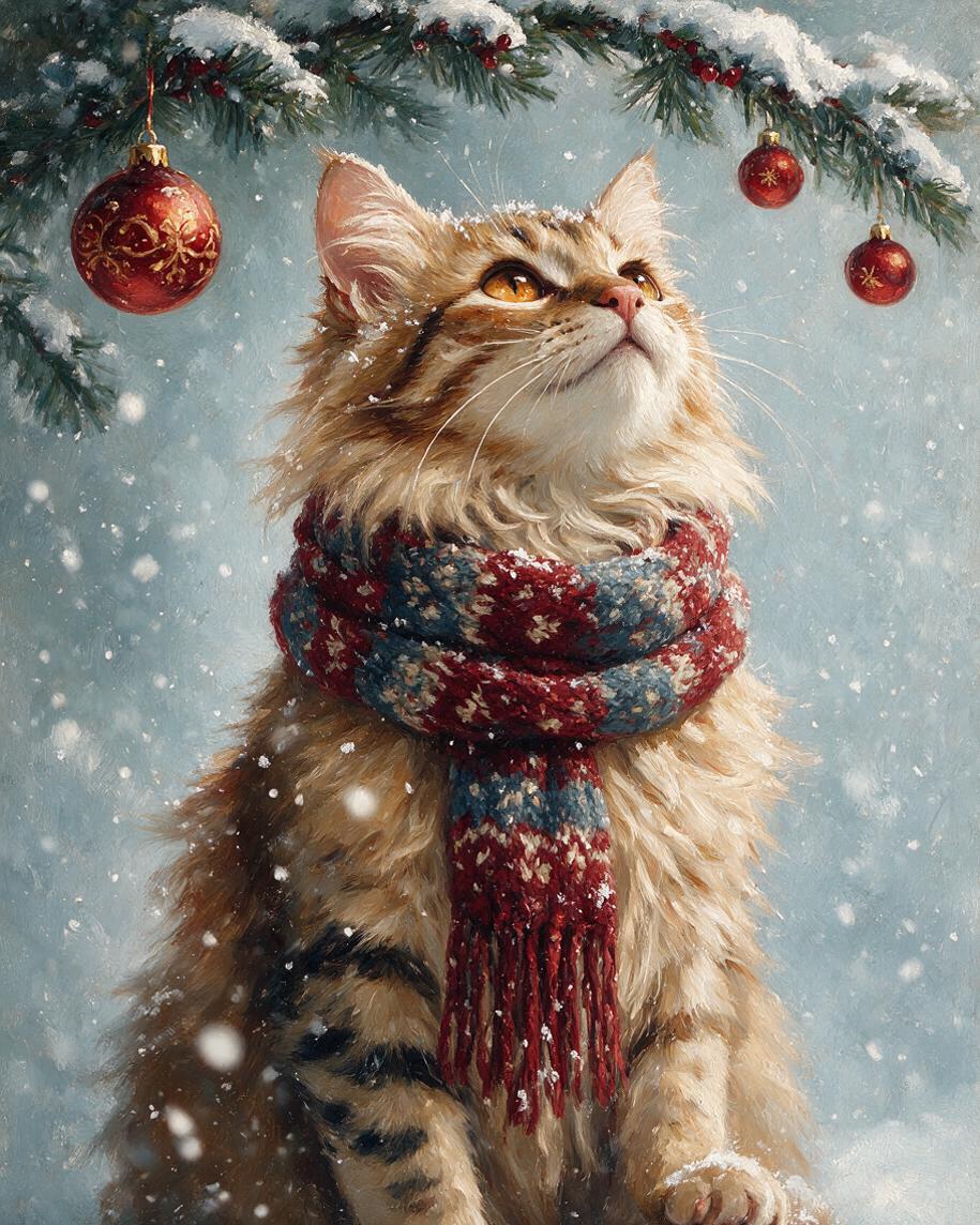 🎄 Snowfall Evergreen Portraits