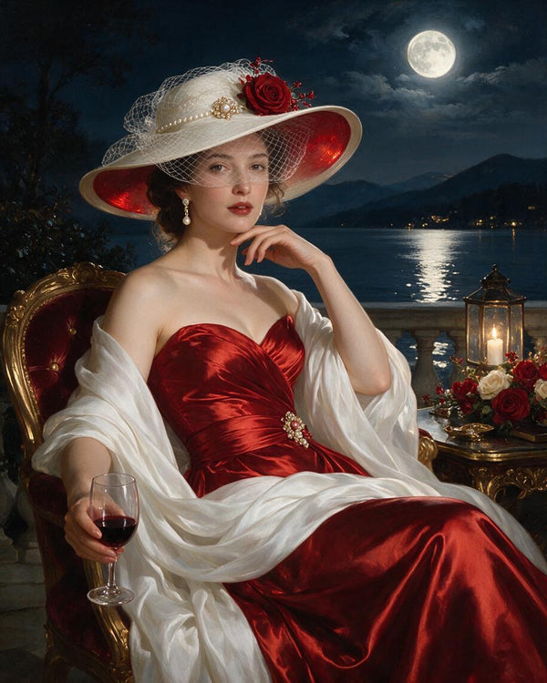 🌹 Moonlit Crimson Soirée