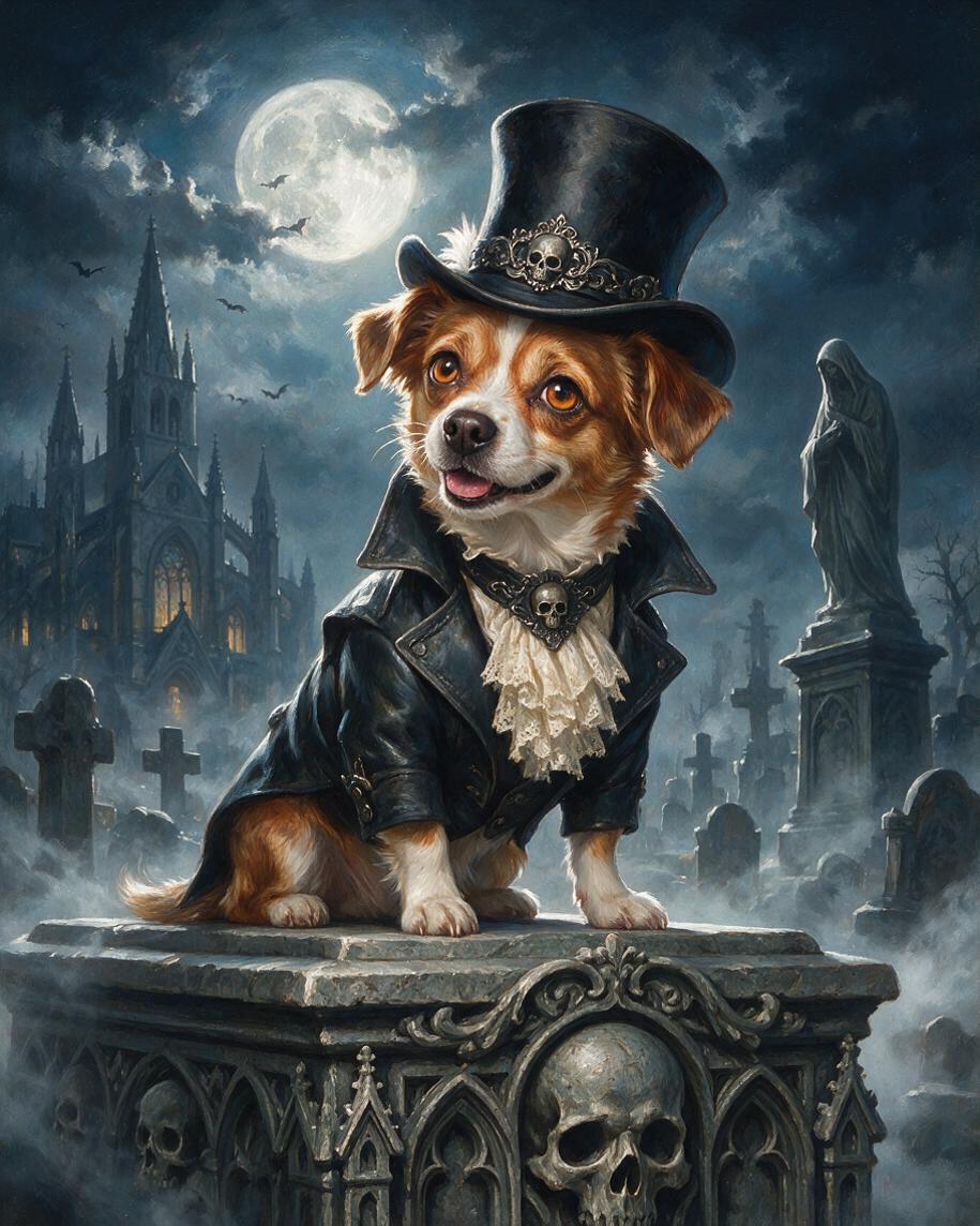 🦇 Midnight Graveyard Gentleman