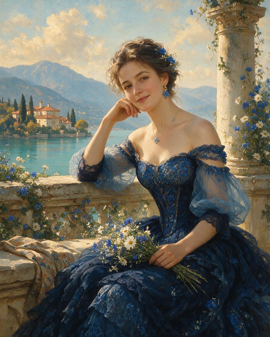 💙 Azure Villa Garden Portraits