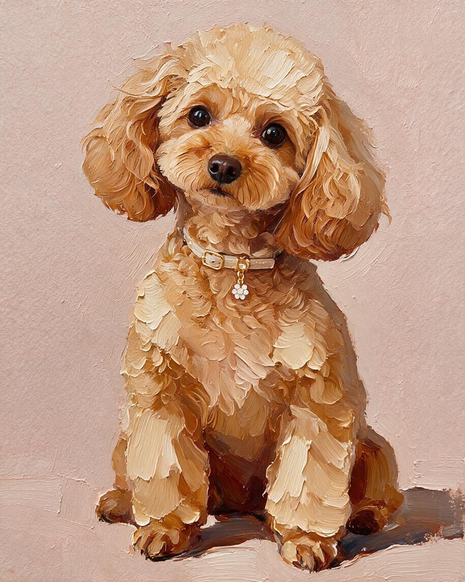 🖌️ Impasto Style Pet Portrait