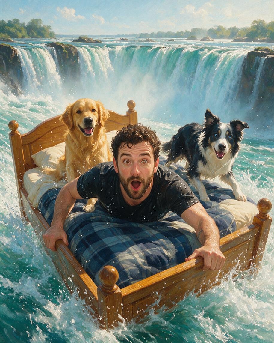 🌊 Bedtime Rapids Adventure