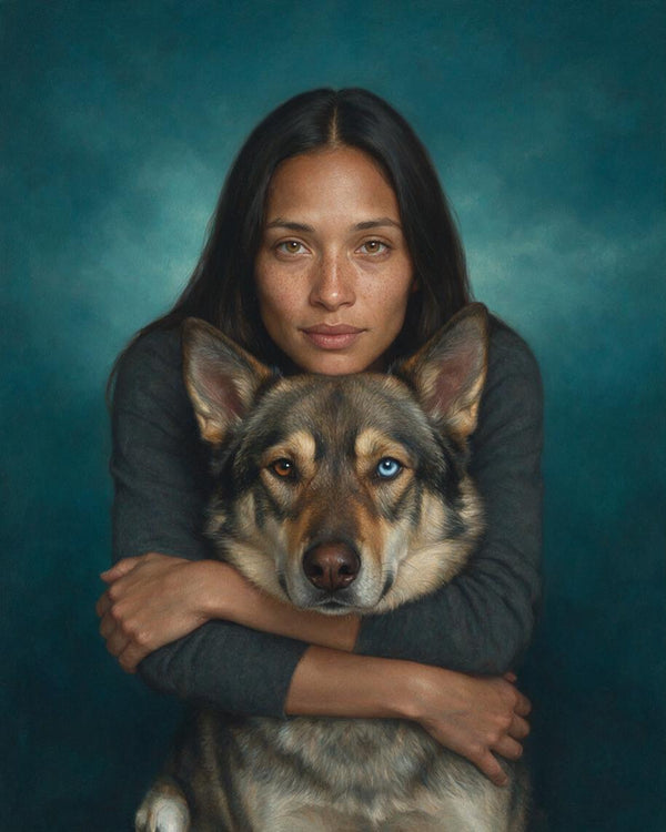 🐺 Teal Soul Embrace
