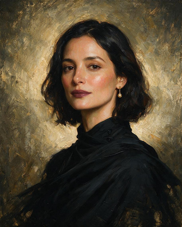 🖤 Black Elegance Impasto