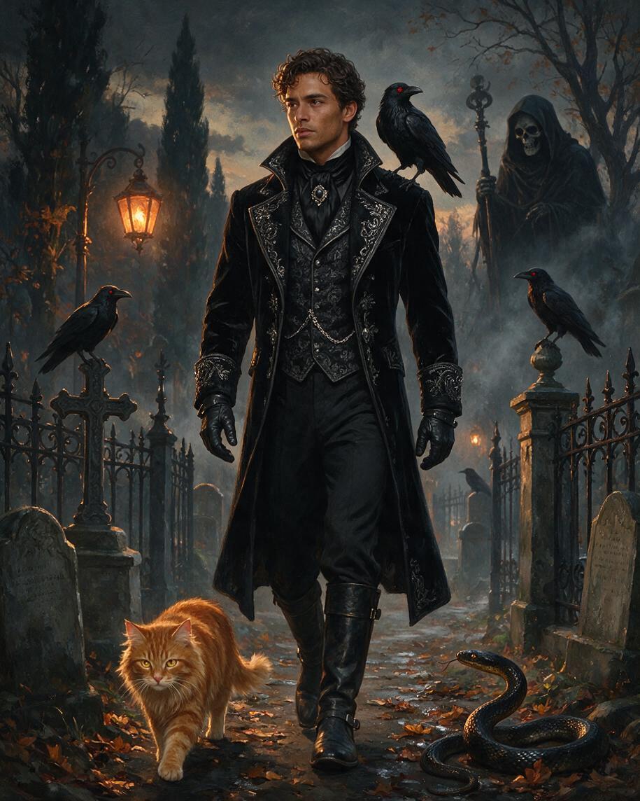 🦇 Ravenbound Gothic Guardian