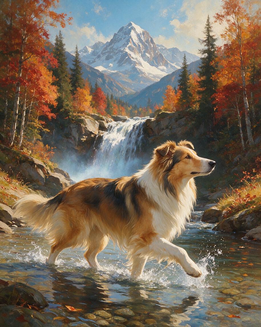 🍂 Alpine Autumn Waterfall Walk