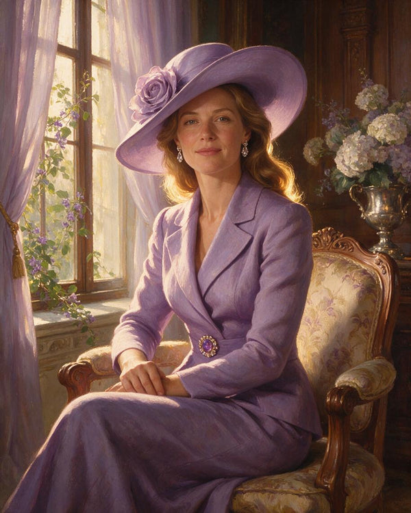 💜 Lavender Lady Elegance