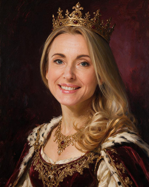 👑 Royal Oil Portrait