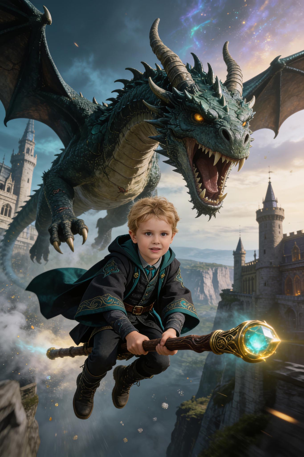🧹 Dragon Chase Wizard