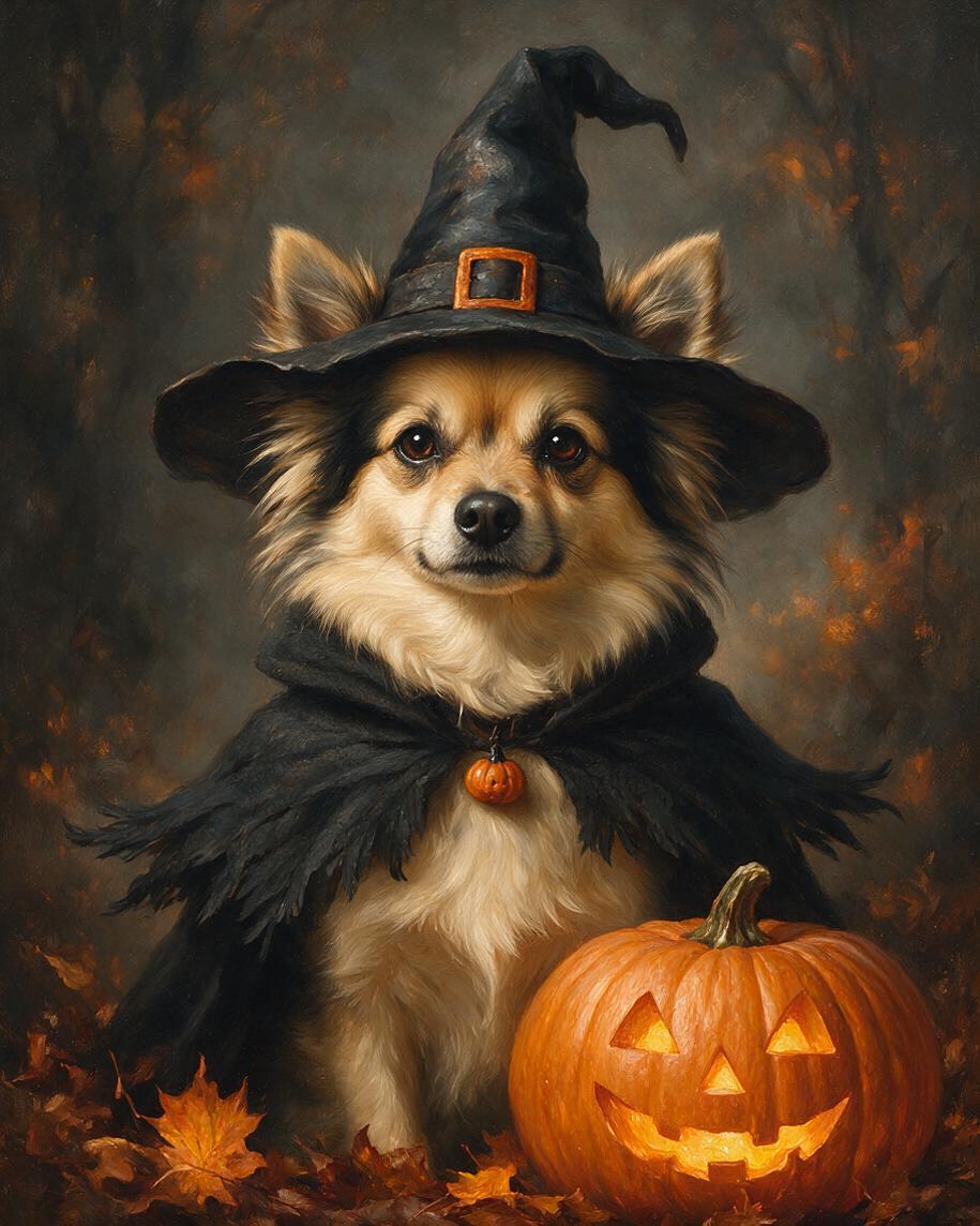 🎃 Bewitching Pumpkin Pup