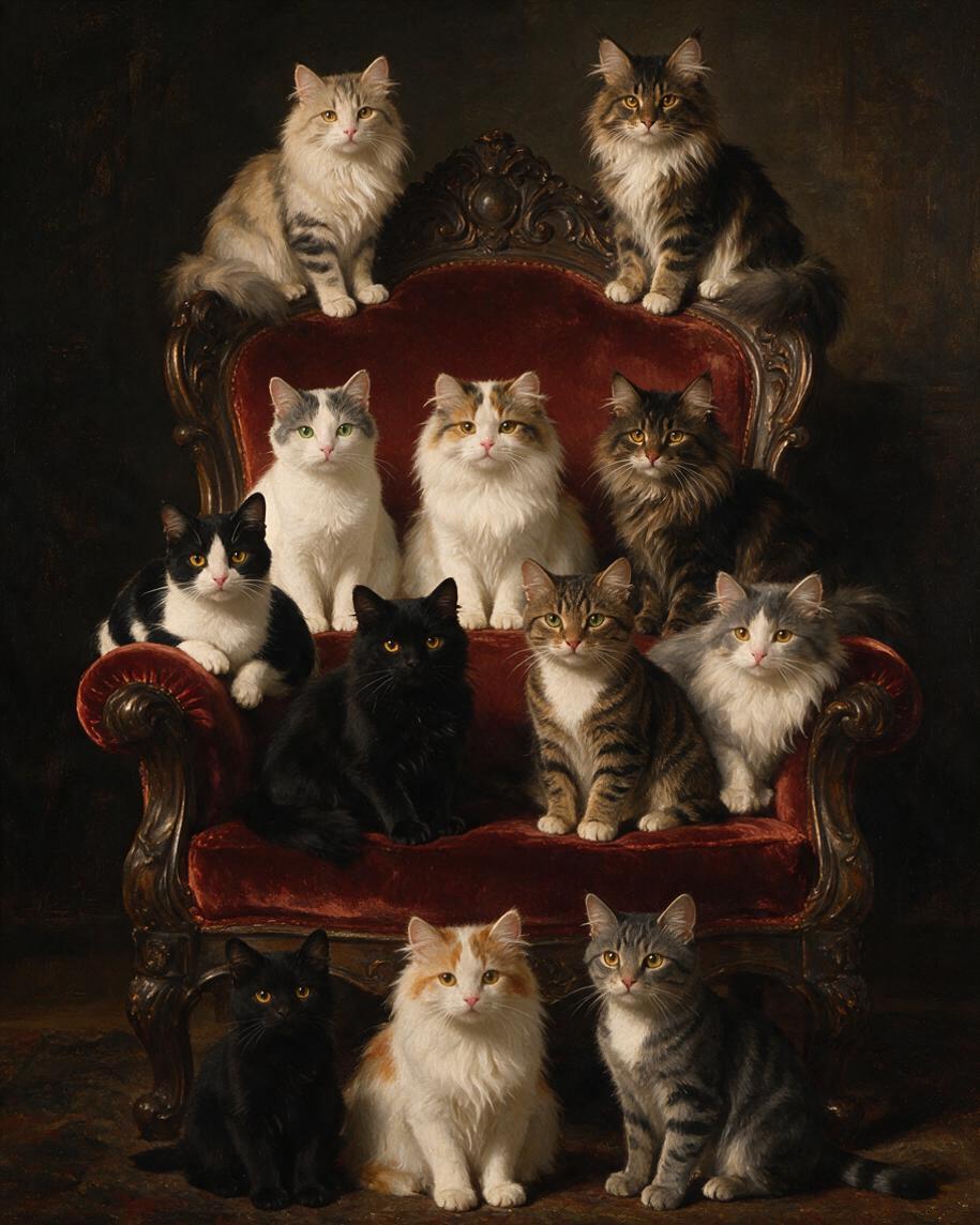 🐾 Regal Fireside Menagerie