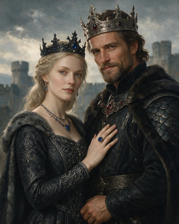 👑 Shadow-Crowned Royal Couple