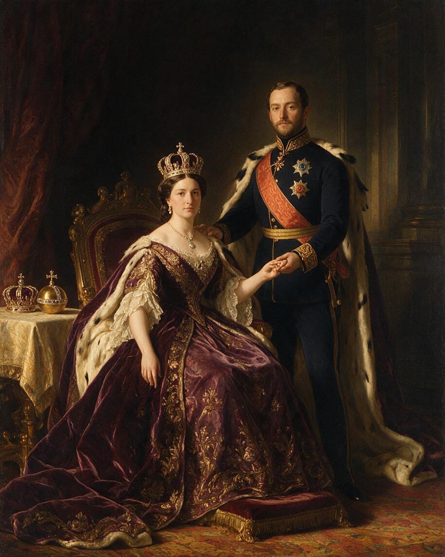 👑 Crowned Royal Couple