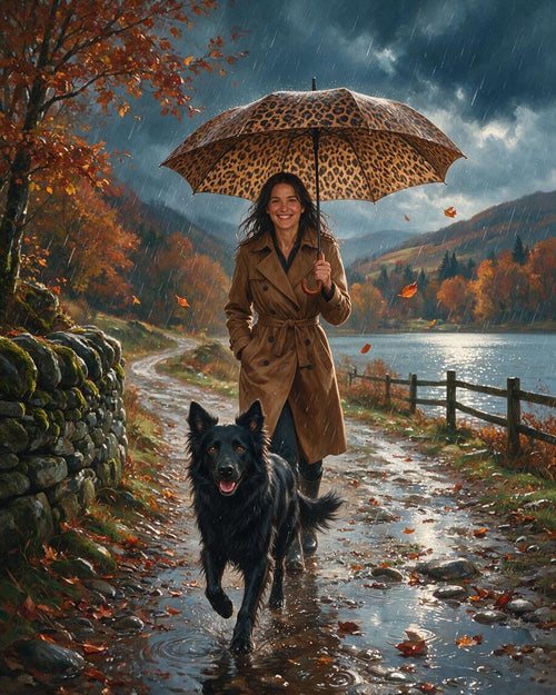 🍂 Rainy Autumn Walk