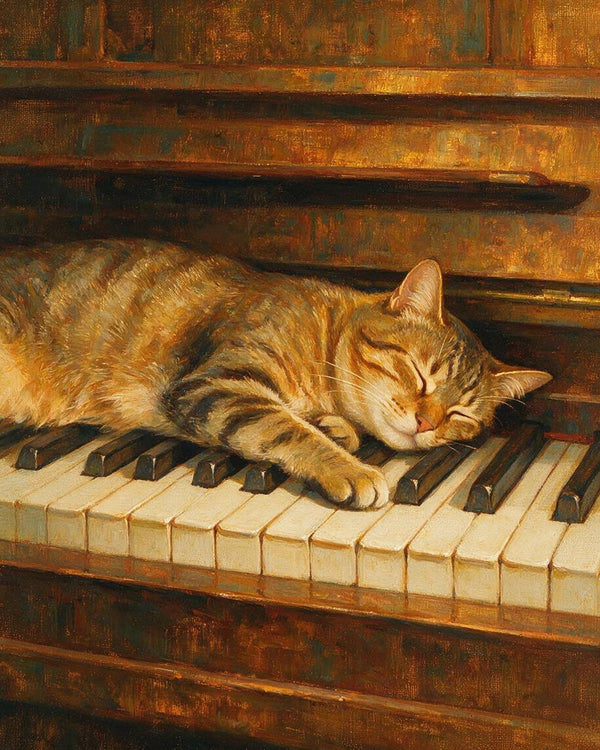 🎹 Piano Nap Portraits