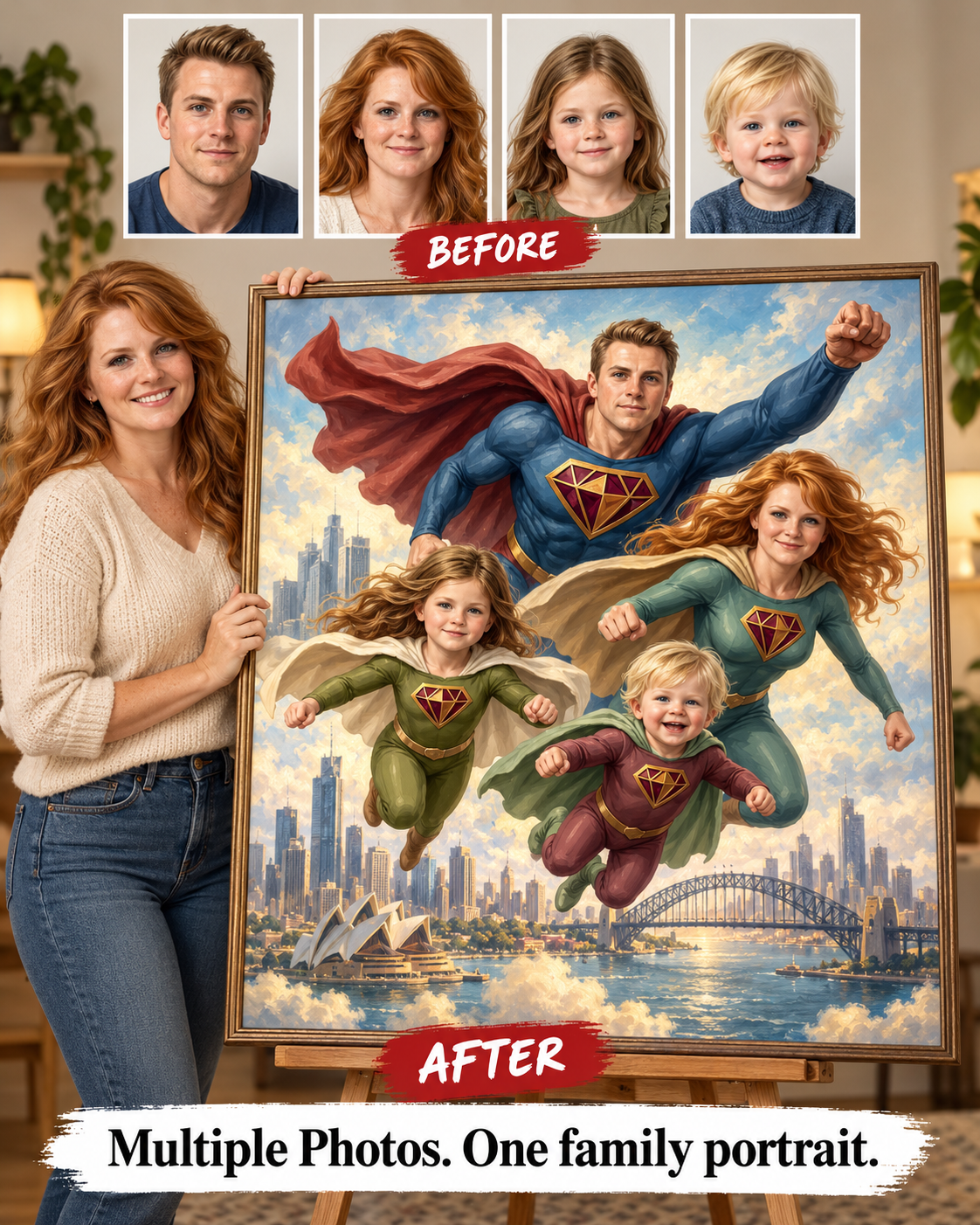 🦸 Custom Superhero Family