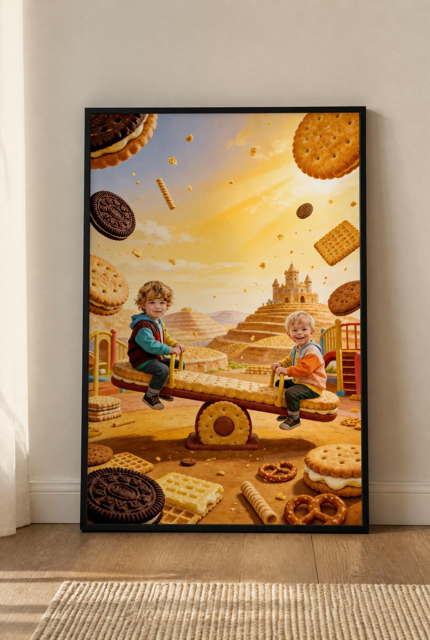 ⚖️ Two brothers on a seesaw in Biscuit Land