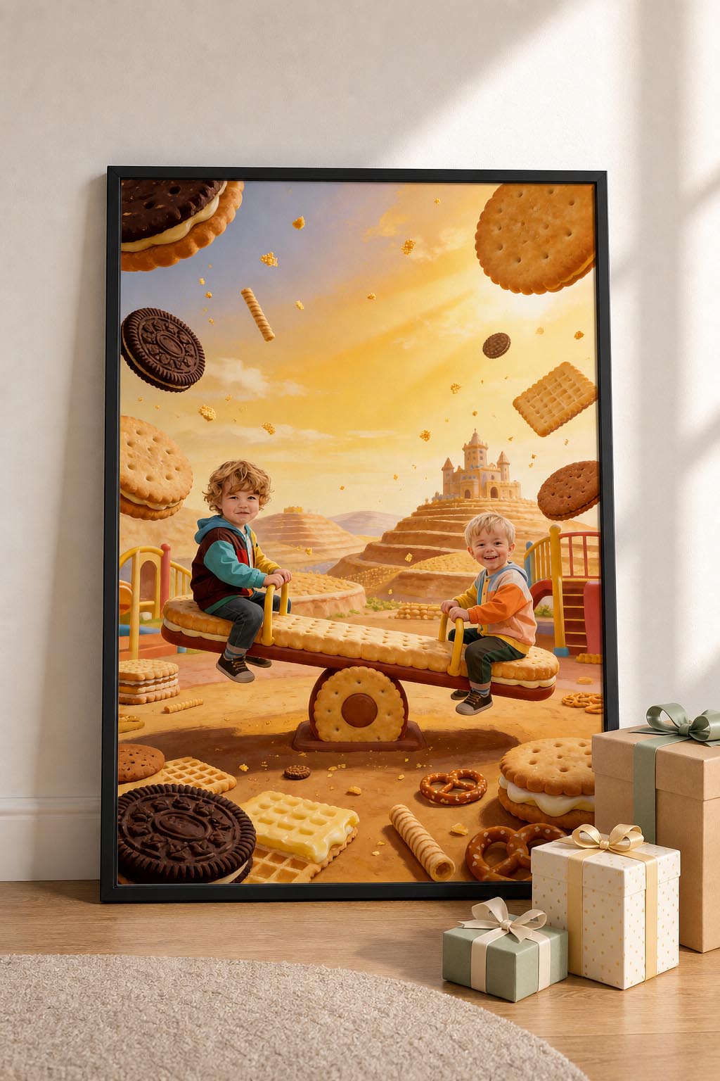 ⚖️ Two brothers on a seesaw in Biscuit Land