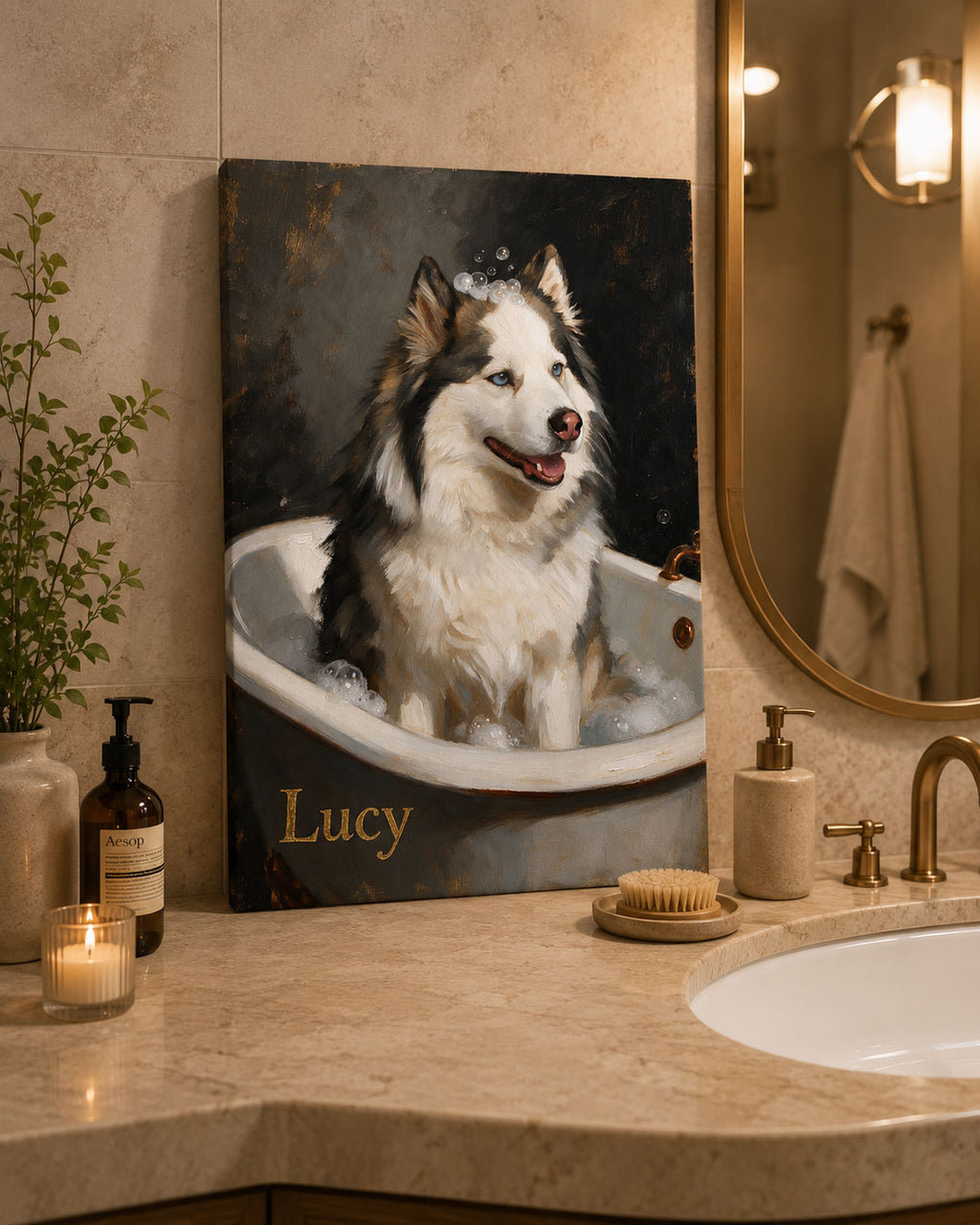 🐾 Pet Oil Portrait